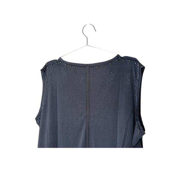 New POL Sequin "Good News" Sleeveless Top  Studded Large - Picture 11 of 13